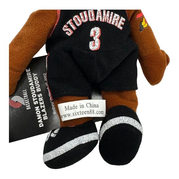 Damon Stoudamire Mighty Mouse Plush Beanie #3 PDX Trail Blazers NBA /7500 VTG - Picture 7 of 9